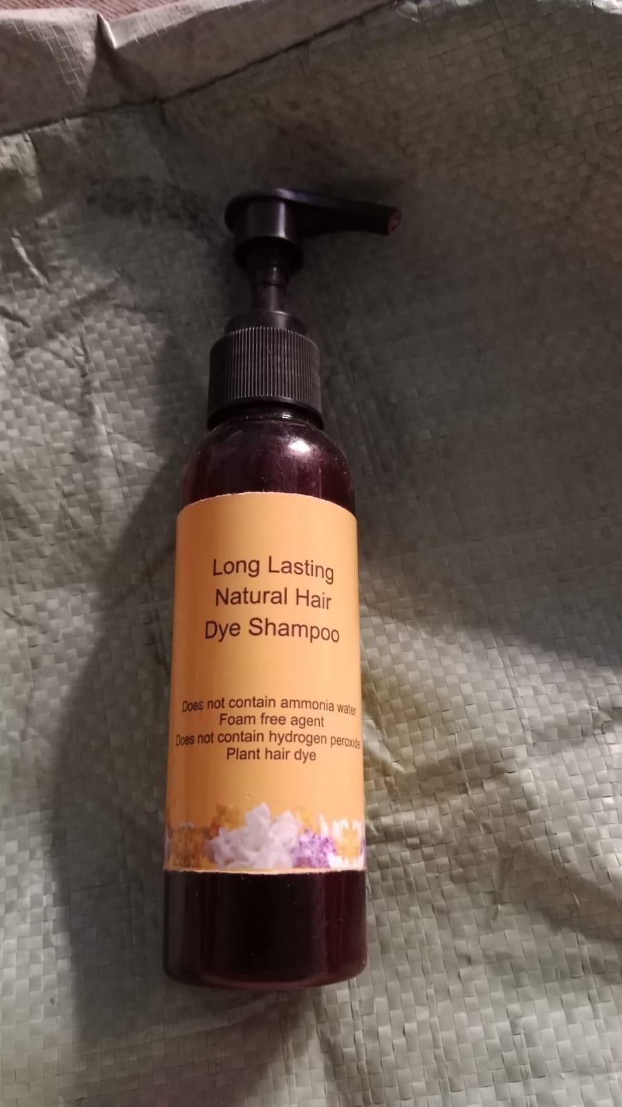 100% Natural Hair Dye Shampoo – Gentle on Hair, Strong on Results