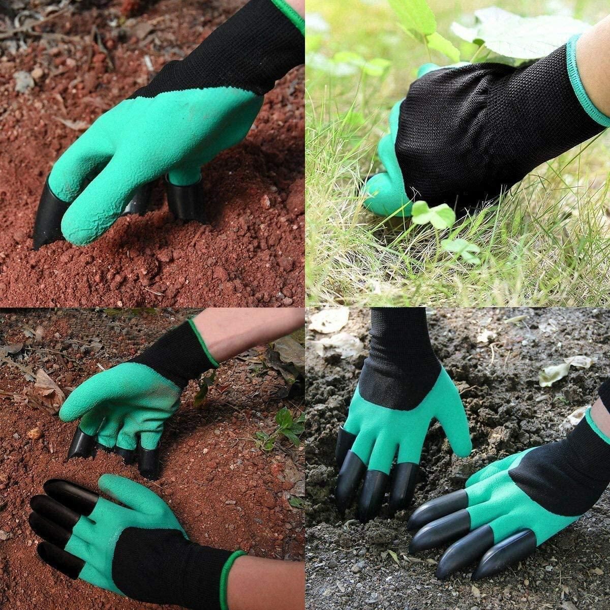 “Dig Smarter, Not Harder – Waterproof Claw Gloves