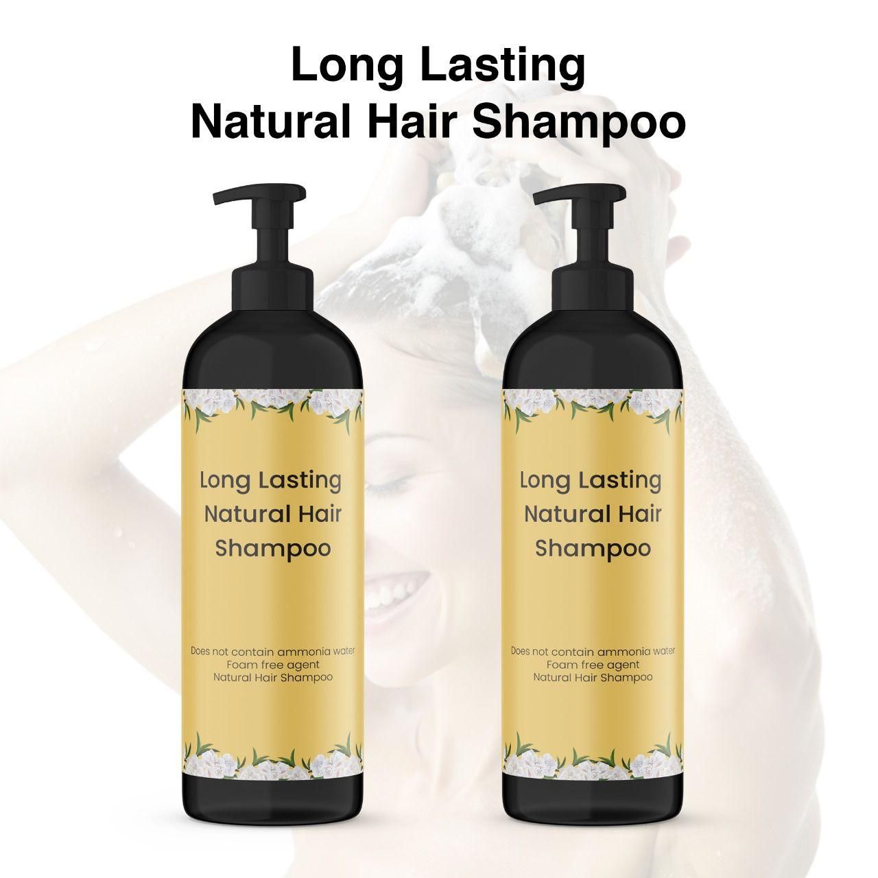 100% Natural Hair Dye Shampoo – Gentle on Hair, Strong on Results
