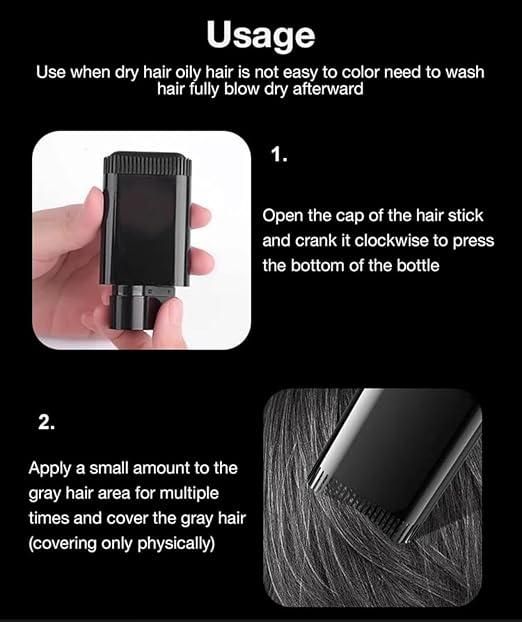 Salon-Like Results at Home – Convenient White Hair Cover in Just Seconds