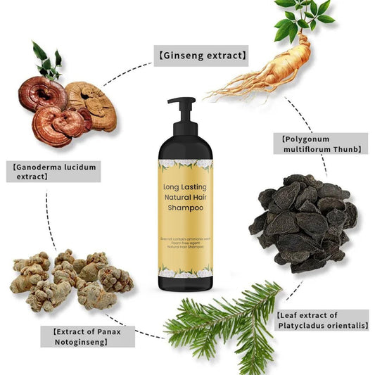 100% Natural Hair Dye Shampoo – Gentle on Hair, Strong on Results