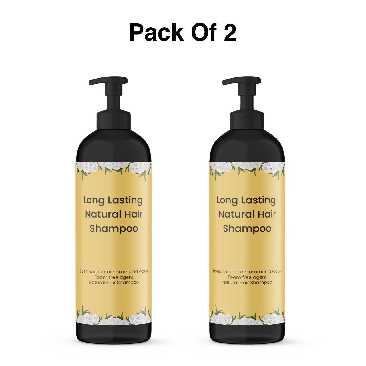 100% Natural Hair Dye Shampoo – Gentle on Hair, Strong on Results