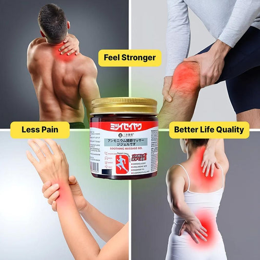Relief You Can Count On – Fast-Acting Soothing Gel for Aches & Pain.