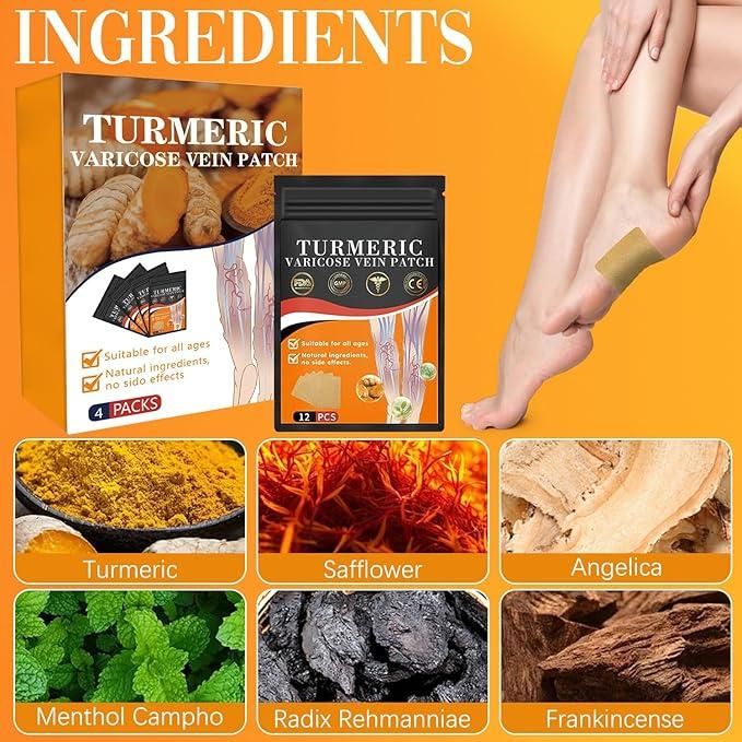 Soothe Varicose Veins Naturally – Trusted Turmeric Patches