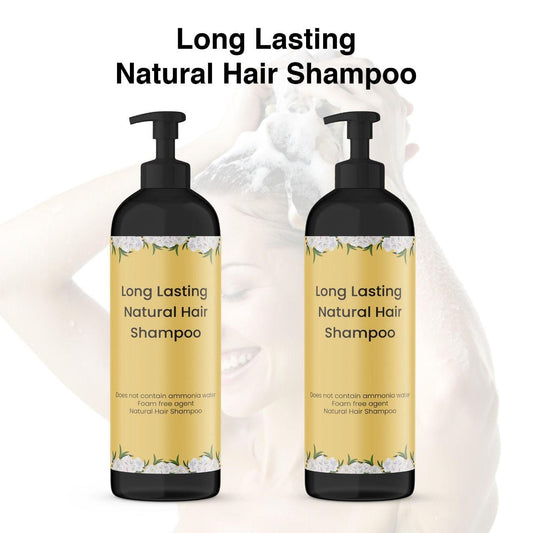 100% Natural Hair Dye Shampoo – Gentle on Hair, Strong on Results