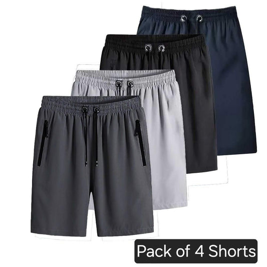 Stay Cool, Move Freely- Stretchable Cotton Shorts