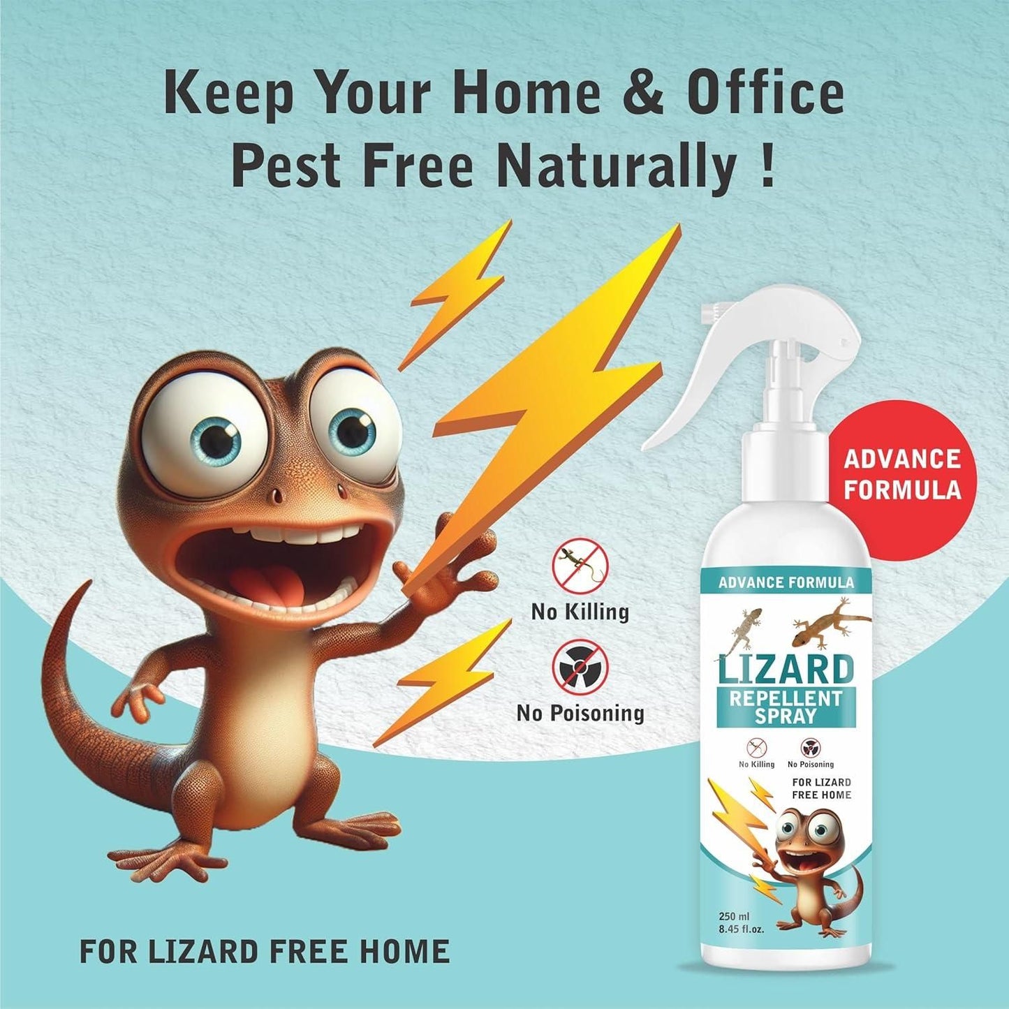 Proven Lizard Repellent Spray – Powerful, Non-Toxic & Safe for Every Room